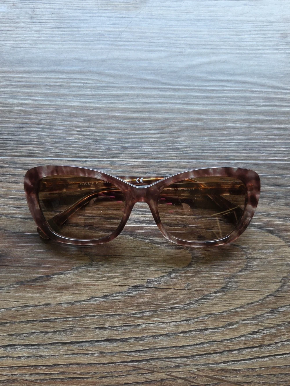 Ralph Ralph Lauren Brown Tortise Pattern Sunglasses